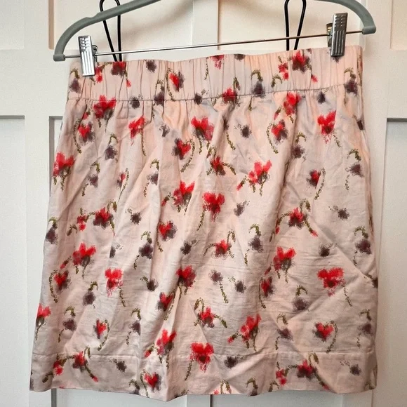 J. CREW Womens Size 8 Athletic Skirt Unlined Lightweight Splatter Paint Colorful - Picture 4 of 9